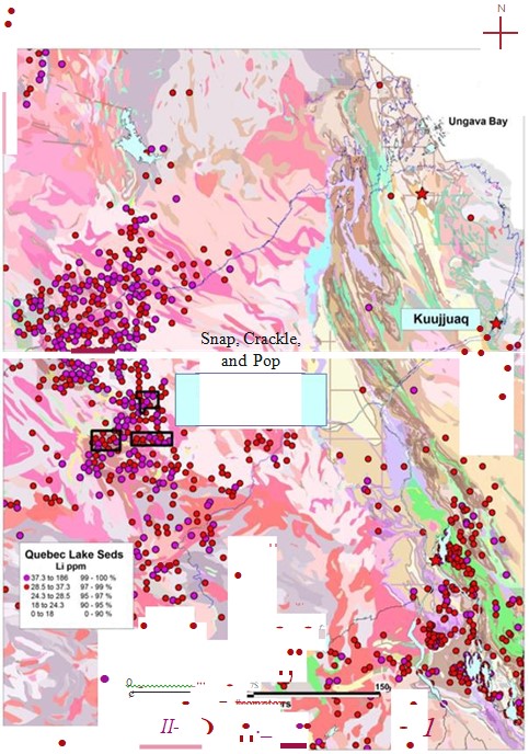 Figure2 SnapCrackle and Pop Lake Sediment Li Values